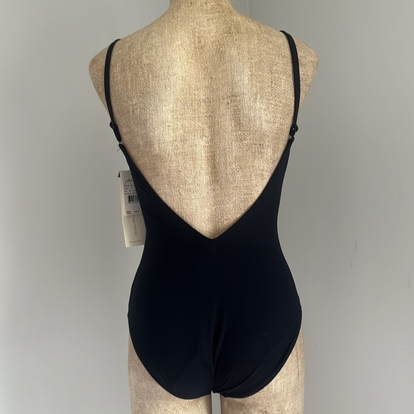 Profile By Gottex Black One Piece Swimsuit 6 NWT - Picture 5 of 6